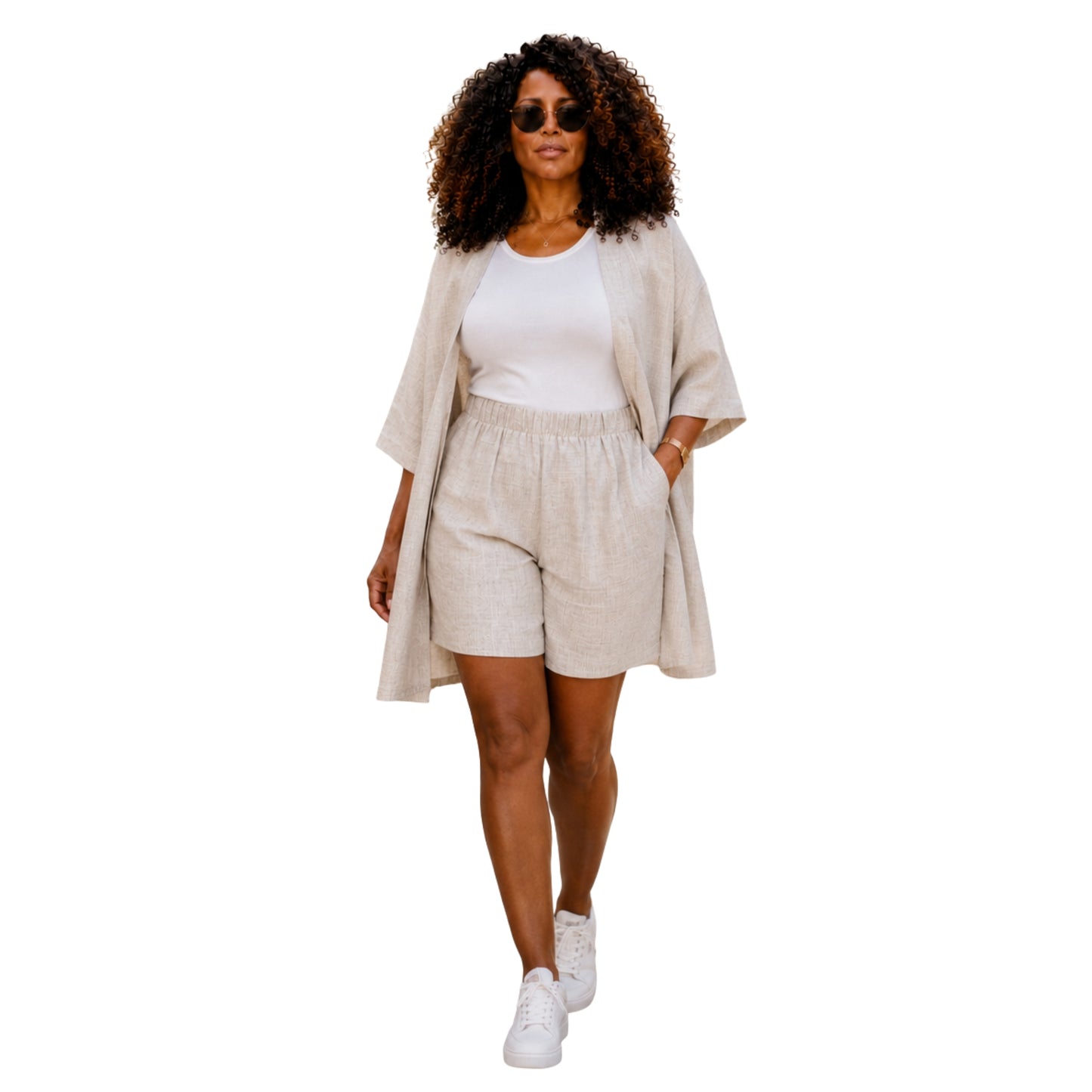 The Riviera Linen Kimono
