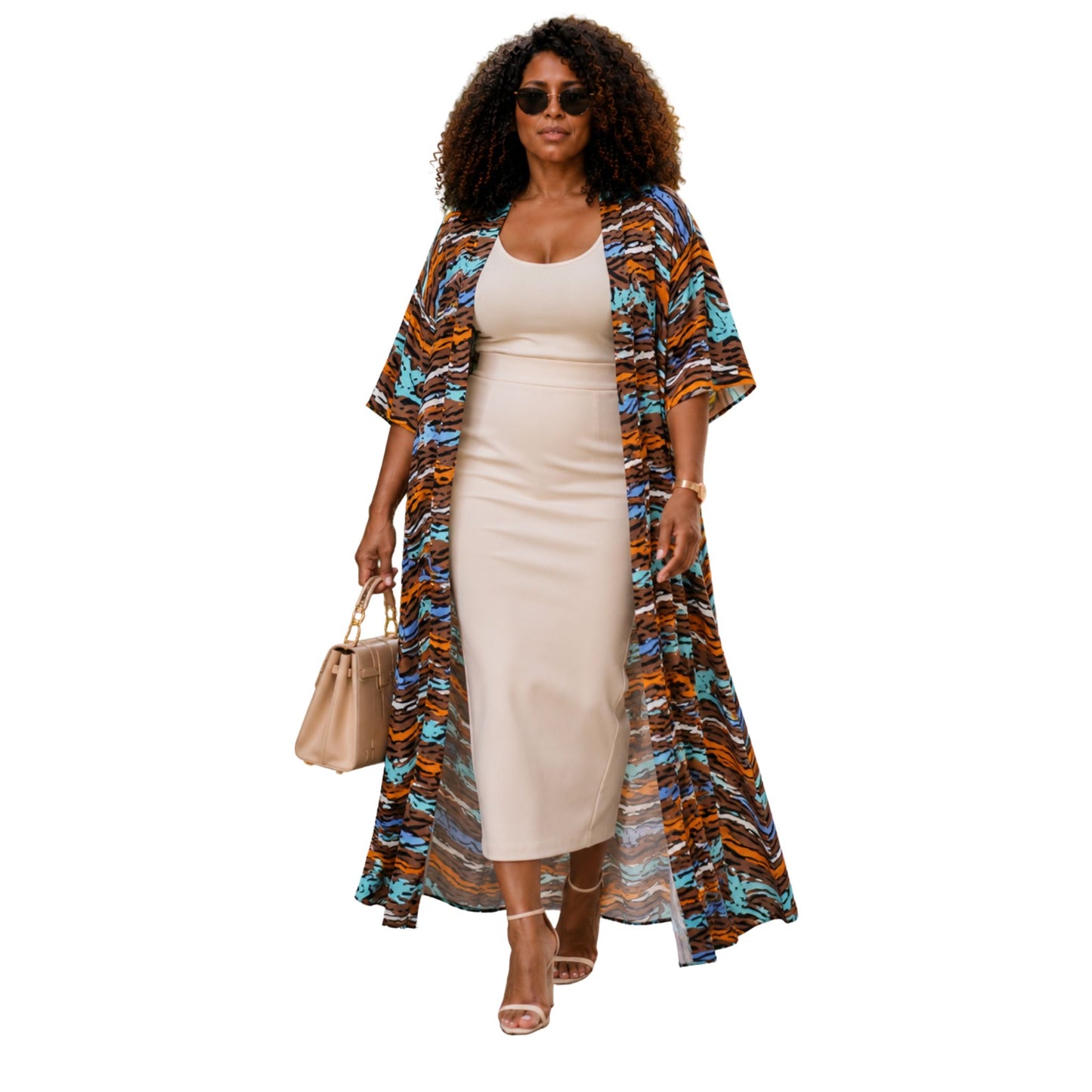 The Sahara Wave Kimono Duster