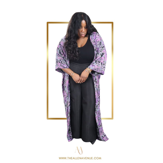 Violet Eclipse Kimono