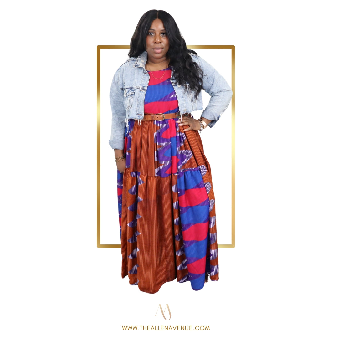 Vivd Harmony Maxi Tier Dress