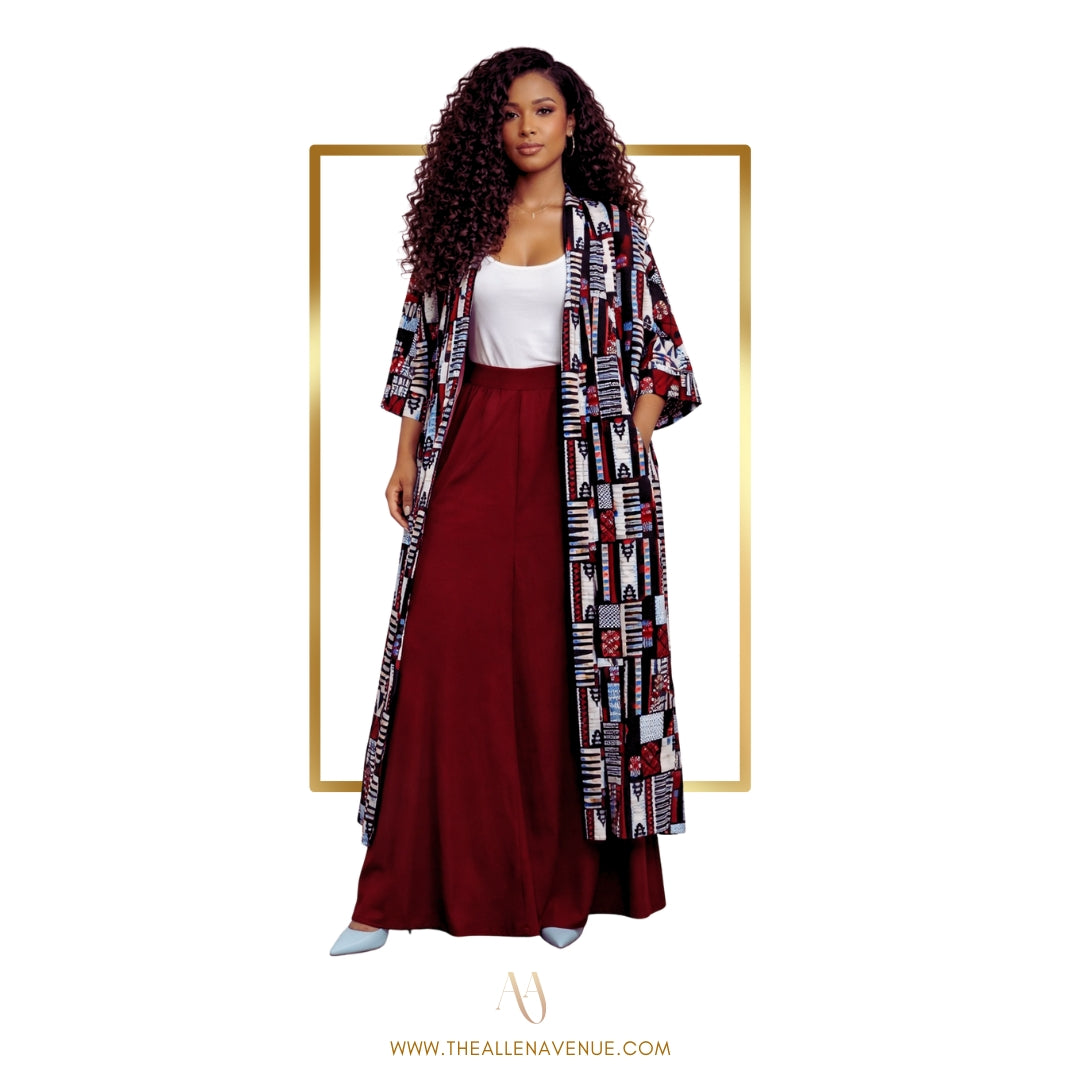 Malawi Ankara Kimono