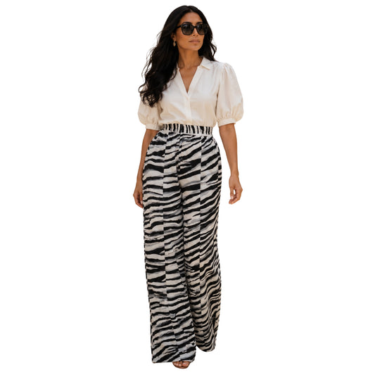 Zahara High Waist - Wide-Leg Pants