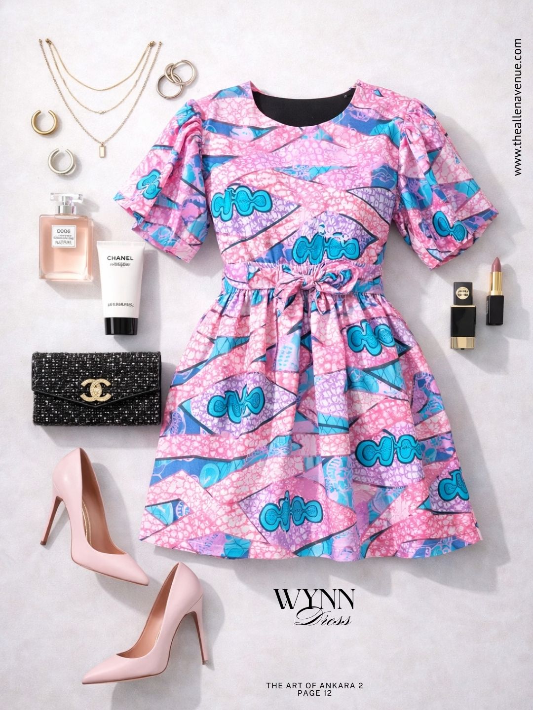 Wynn Mini Ankara Dress