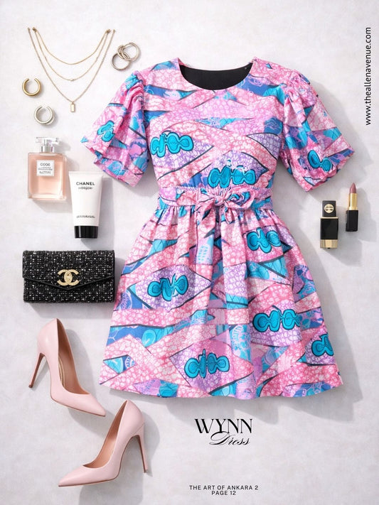 Wynn Mini Ankara Dress