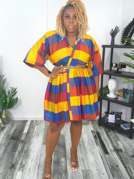 Cute Courage Short Wrap Dress