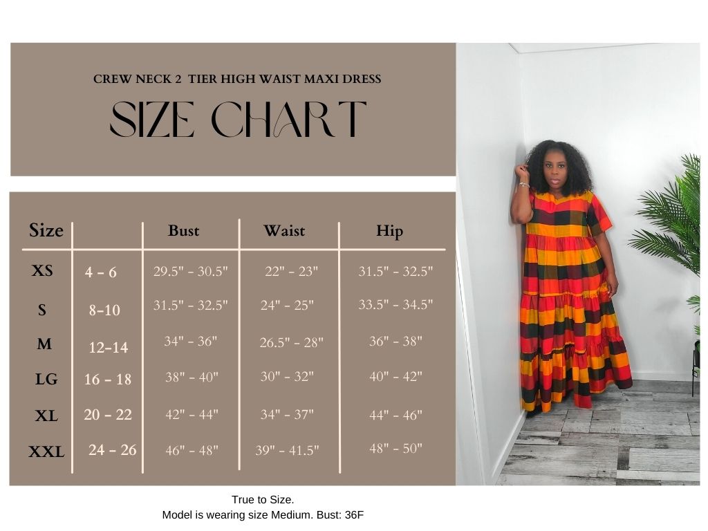 Distinctly Different Tier Dress Maxi Length