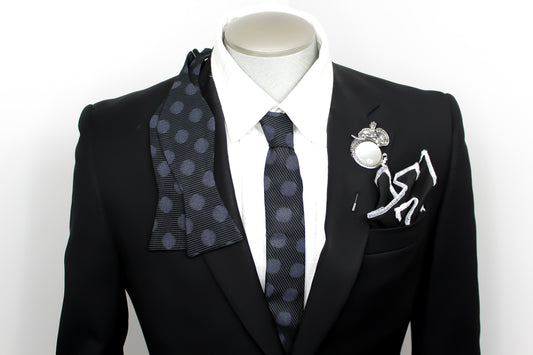 Black Sable Men's Bowtie Set