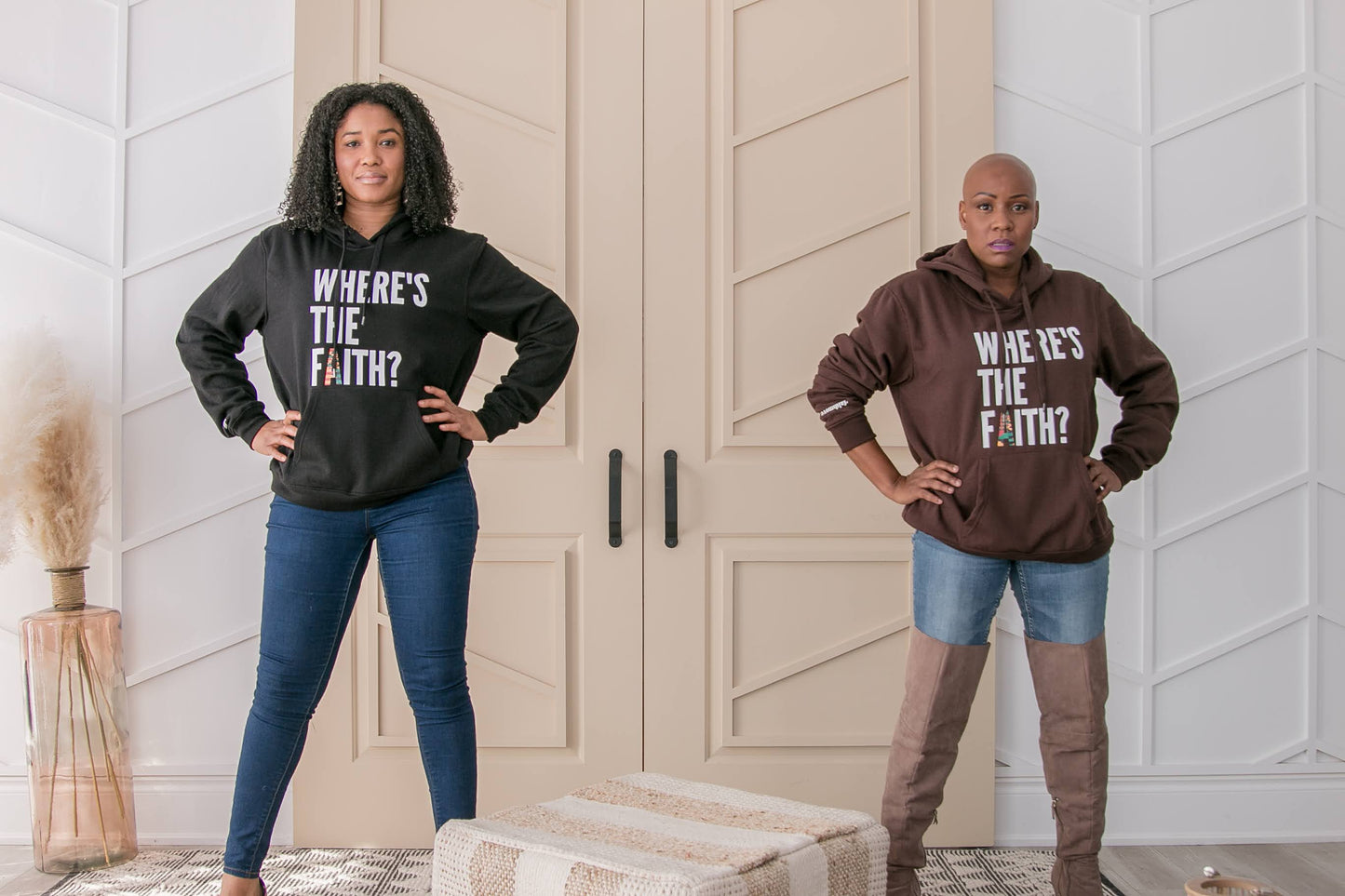Where's the Faith Unisex Hoodie -  Brown