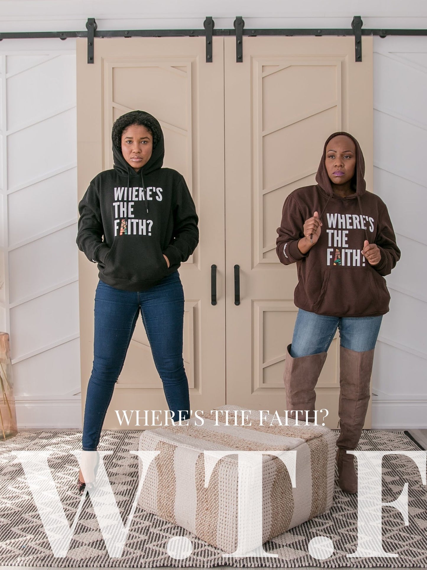 Where's the Faith Unisex Hoodie -  Brown